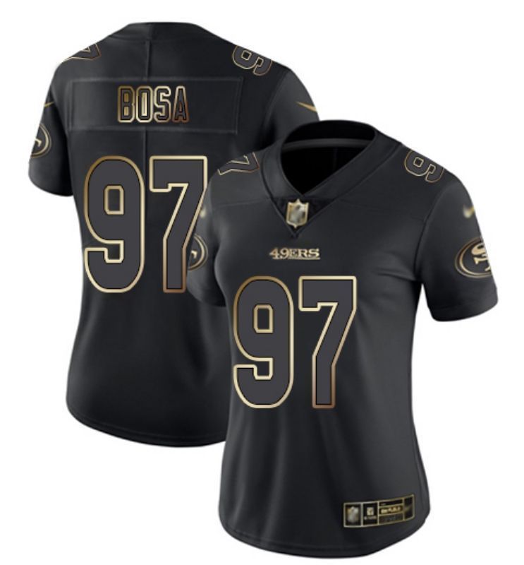 San Francisco 49ers Nick Bosa 97 Nfl 2020 Black Womens Jersey