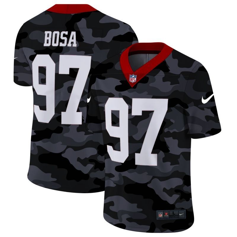 San Francisco 49ers Nick Bosa 97 Nfl 2020 Camo Black Jersey