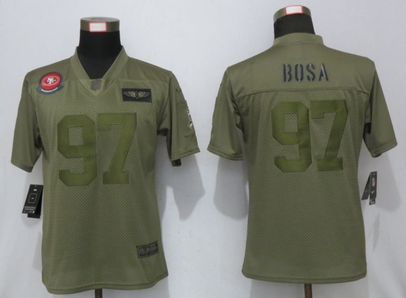 San Francisco 49ers Nick Bosa 97 Nfl 2020 Camo Jersey