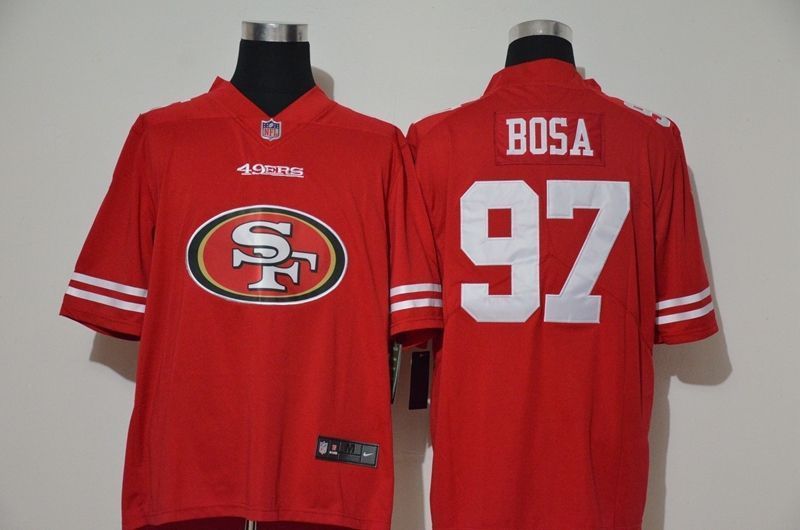 San Francisco 49ers Nick Bosa 97 Nfl 2020 Red Jersey