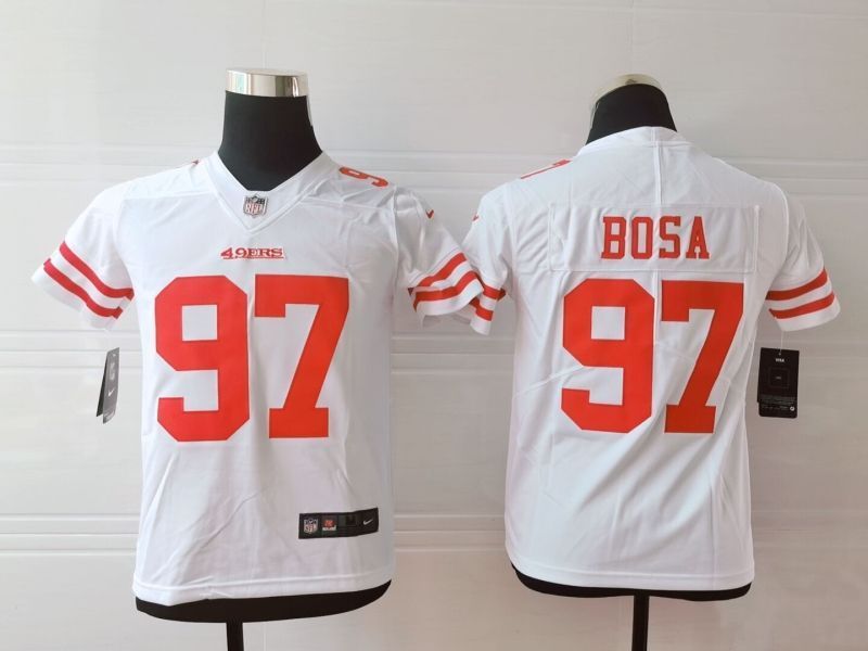 San Francisco 49ers Nick Bosa 97 Nfl 2020 White Jersey