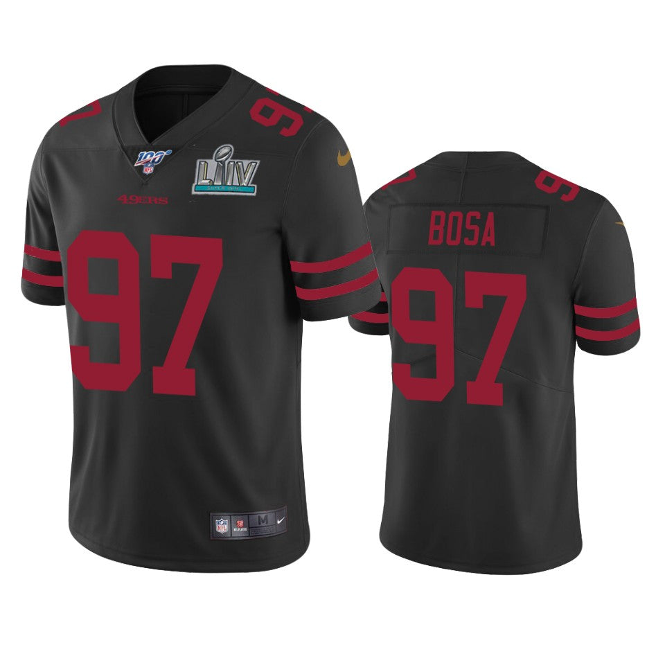 San Francisco 49ers Nick Bosa Black Super Bowl Liv Vapor Limited Jersey