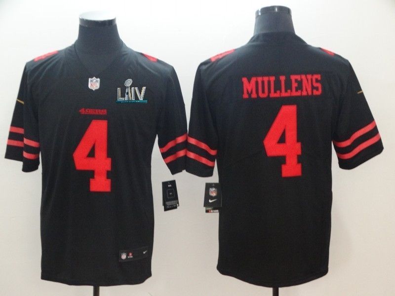 San Francisco 49ers Nick Mullens 4 2020 Nfl Black Jersey Jersey