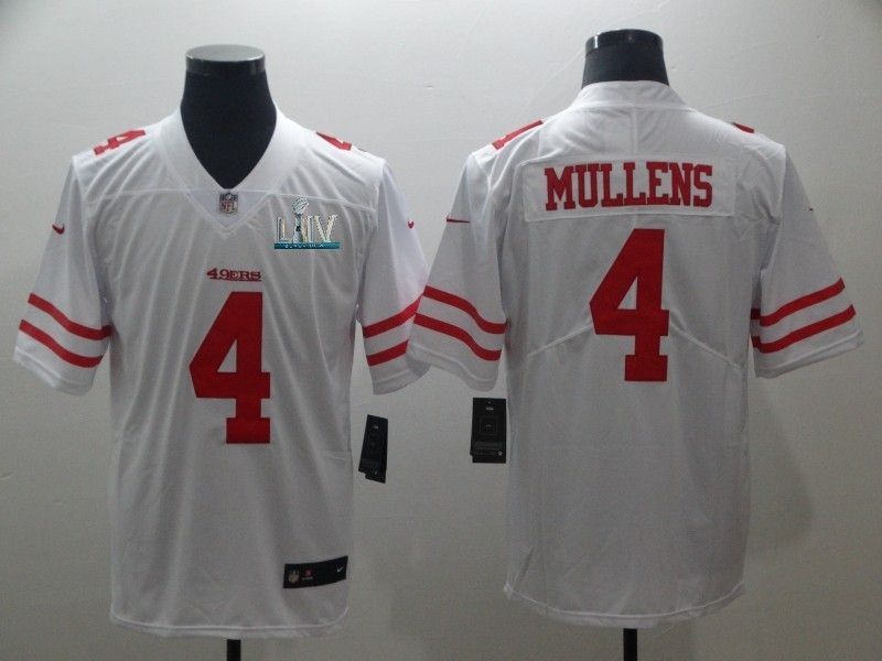 San Francisco 49ers Nick Mullens 4 2020 Nfl White Jersey Jersey