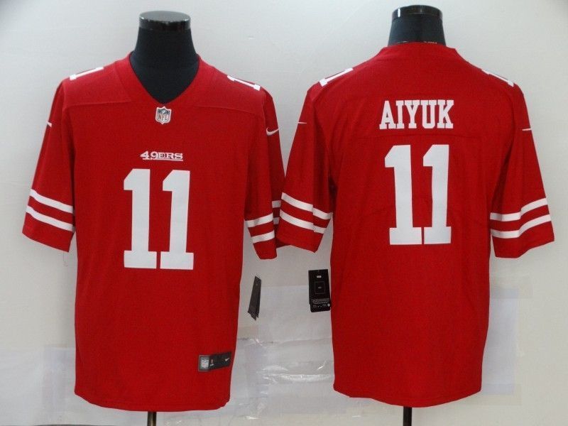 San Francisco 49ers On Aiyuk 11 Nfl 2020 Red Jersey