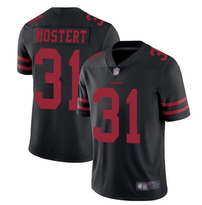 San Francisco 49ers Raheem Mostert 31 Nfl 2020 Black Jersey