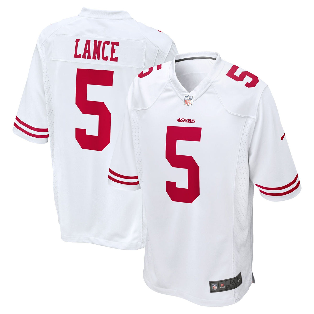 San Francisco 49ers Trey Lance White 2021 Nfl Draft First Round Pick Game Mens Jersey Gift For 49ers Fans