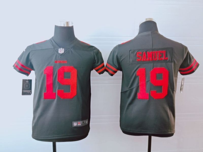 San Francisco 49erss Samuel 19 Nfl 2020 Dark Grey Jersey