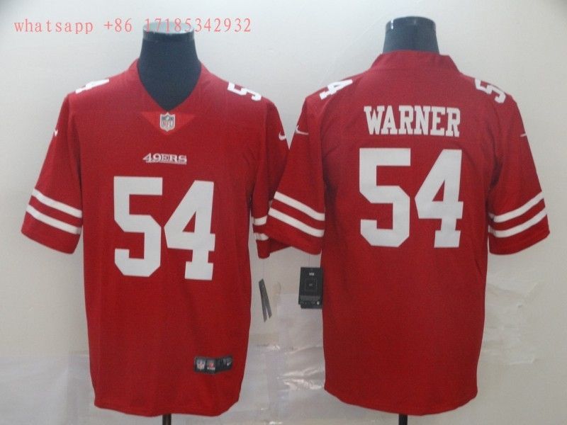 San Francisco Fred Warner 54 2020 Nfl Red Jersey