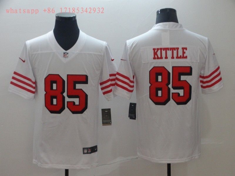 San Francisco George Kittle 85 2020 Nfl White Jersey Jersey