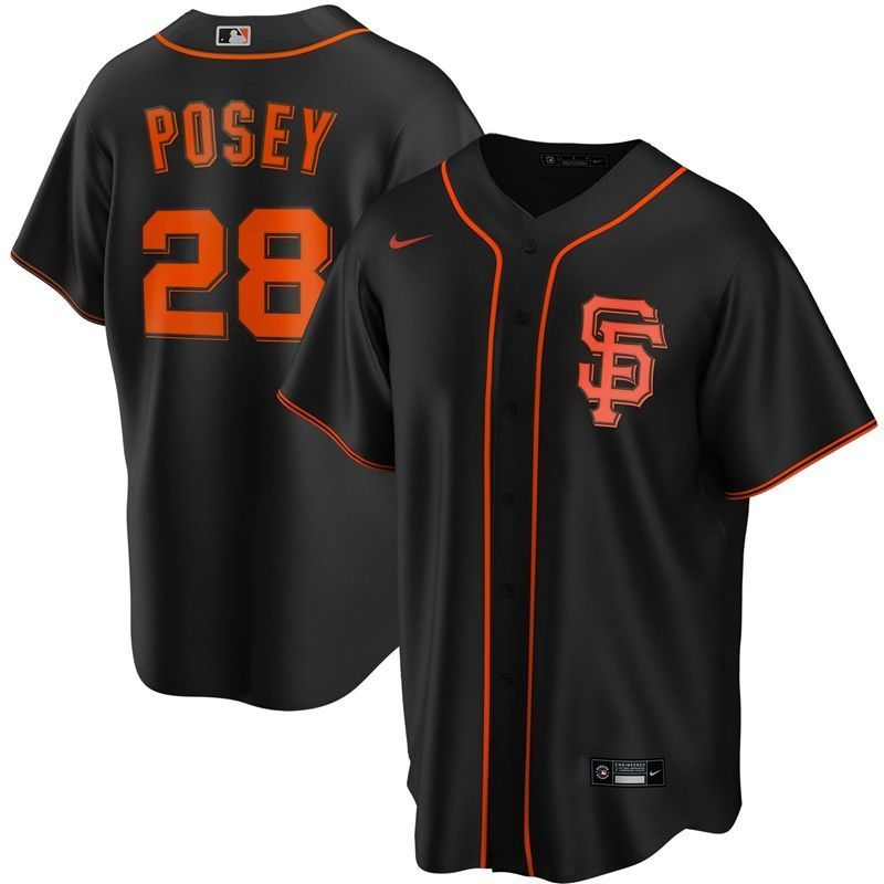 San Francisco Giants Buster Posey 28 2020 Mlb Black Jersey0k9gpe06so_91