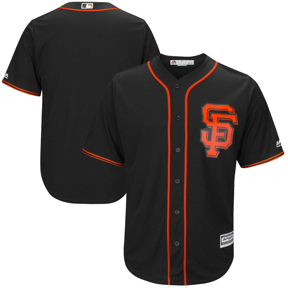 San Francisco Giants Majestic Alternate 2017 Cool Base Team Jersey Black