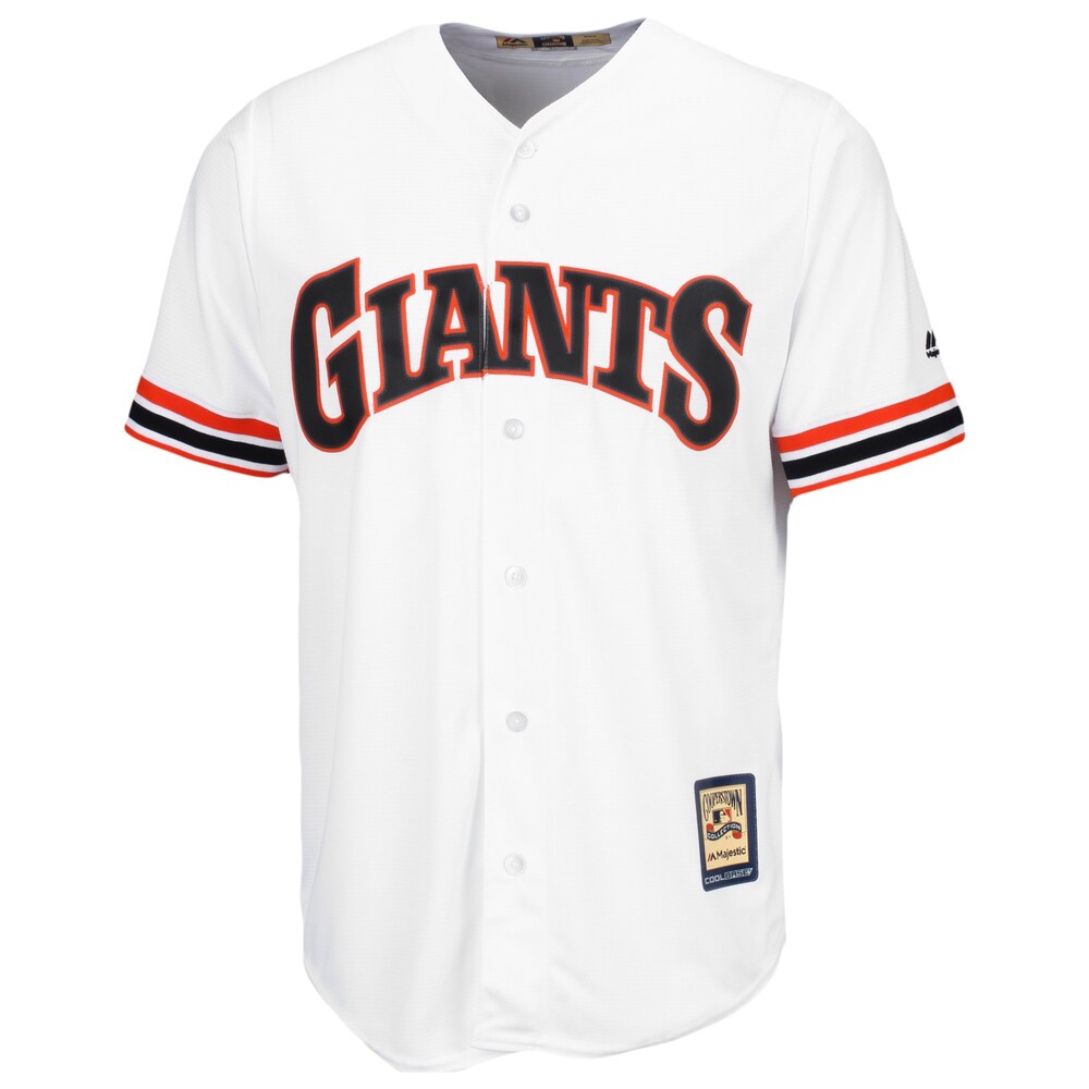 San Francisco Giants Majestic Cooperstown Cool Base Team Jersey White
