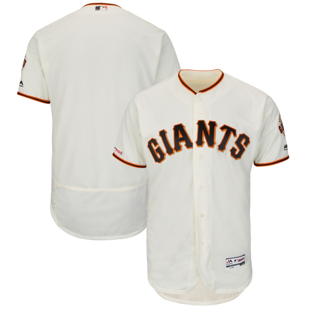 San Francisco Giants Majestic Home Flex Base Collection Team Jersey Ivory
