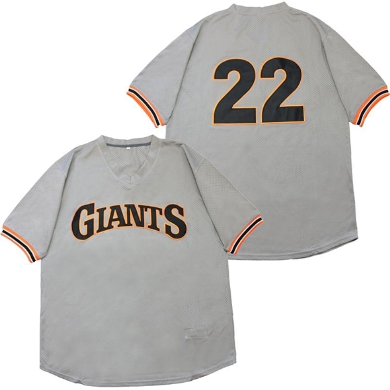 San Francisco Giants Will Clark 22 Mlb 2020 Grey Jersey