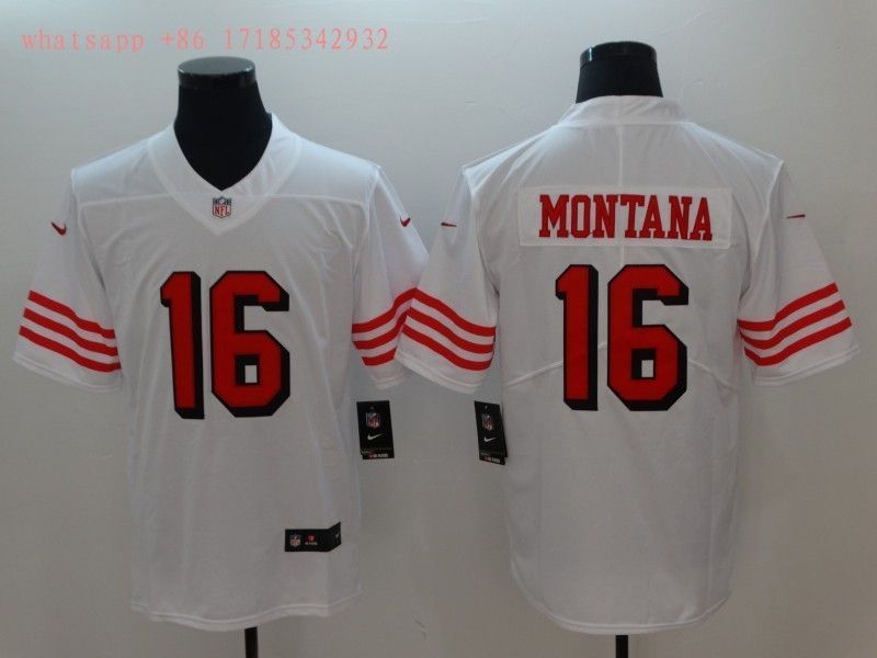 San Francisco Joe Montana 16 2020 Nfl White Jersey Jersey