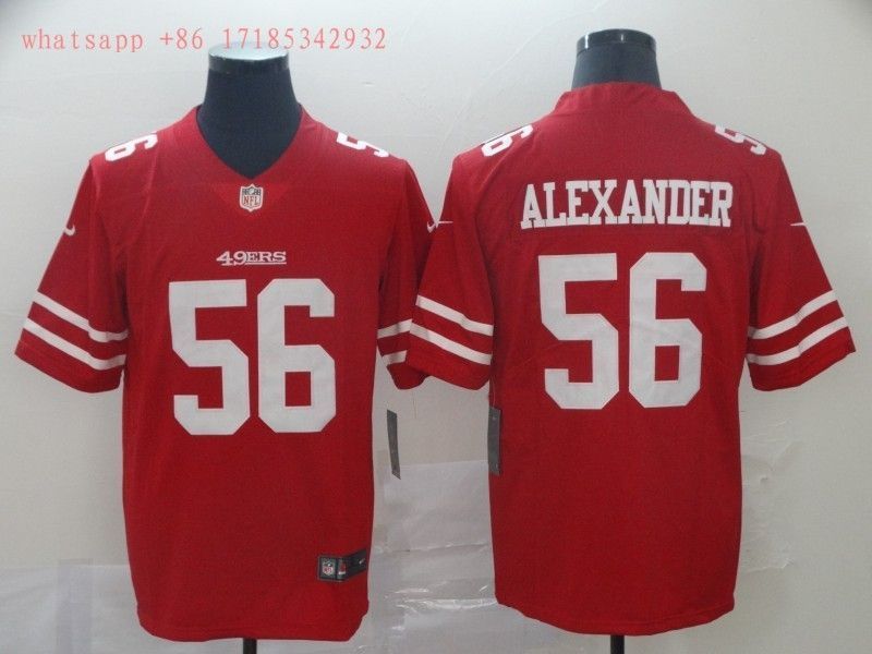 San Francisco Kwon Alexander 56 2020 Nfl Red Jersey Jersey