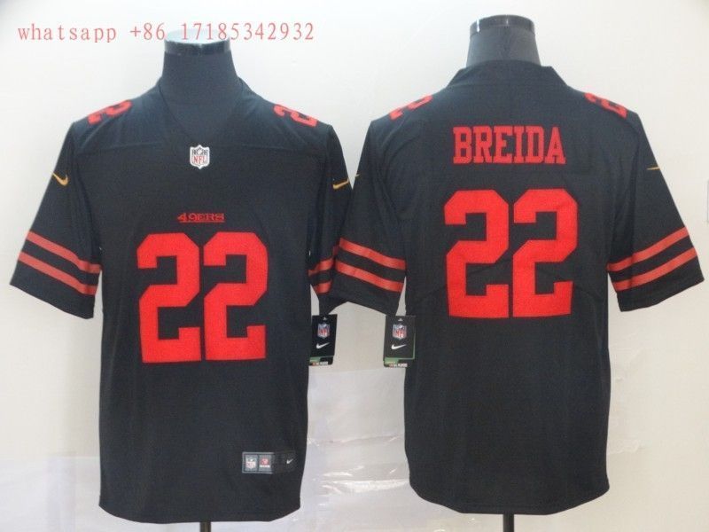 San Francisco Matt Breida 22 2020 Nfl Black Jersey Jersey