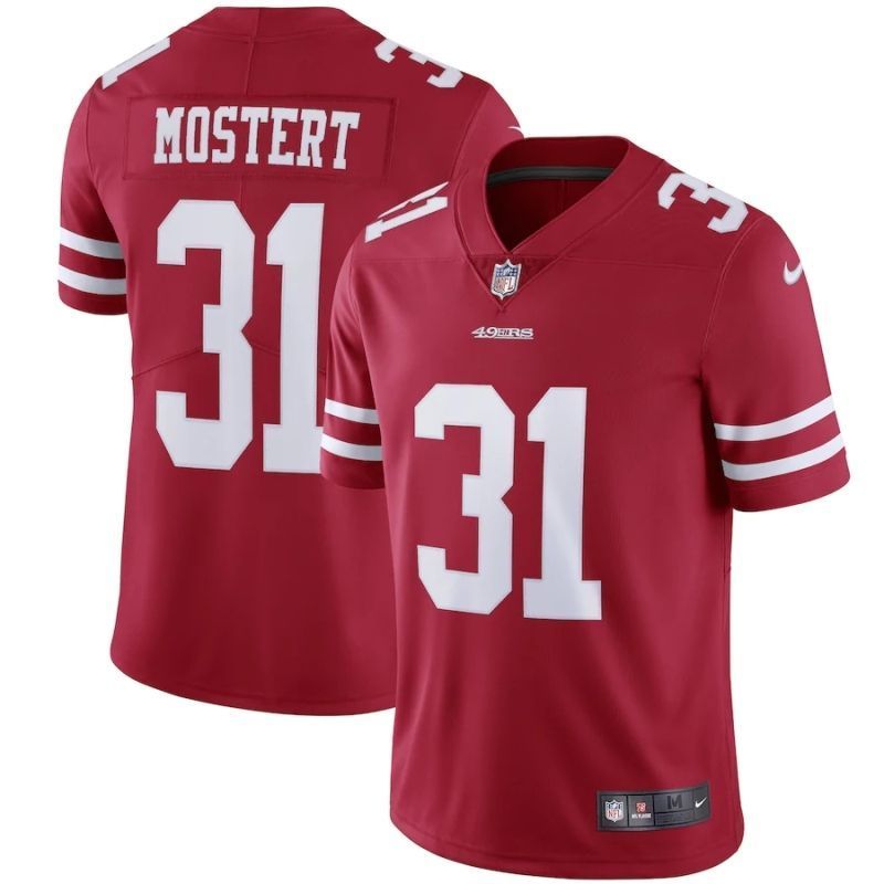 San Francisco Raheem Mostert 31 2020 Nfl Red Jersey Jersey