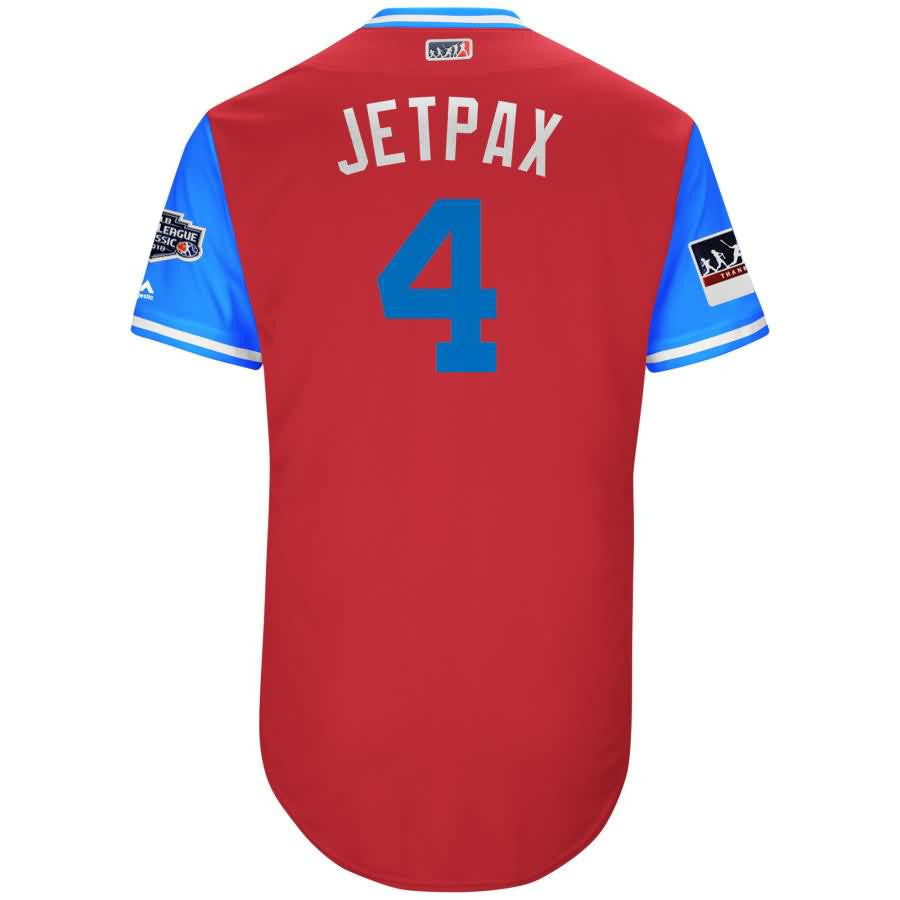Scott Kingery Jetpax Philadelphia Phillies Majestic 2018 Mlb Little League Classic Jersey Scarletlight Blue