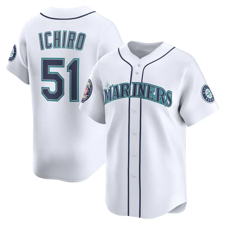 Seattle Mariners #51 Ichiro Suzuki 2025 National Baseball Hall of Fame Home Limi