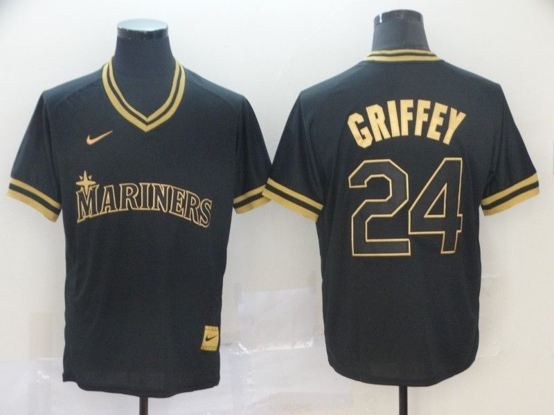 Seattle Mariners Ken Griffey Jr 24 2020 Mlb Dark Blue Jersey