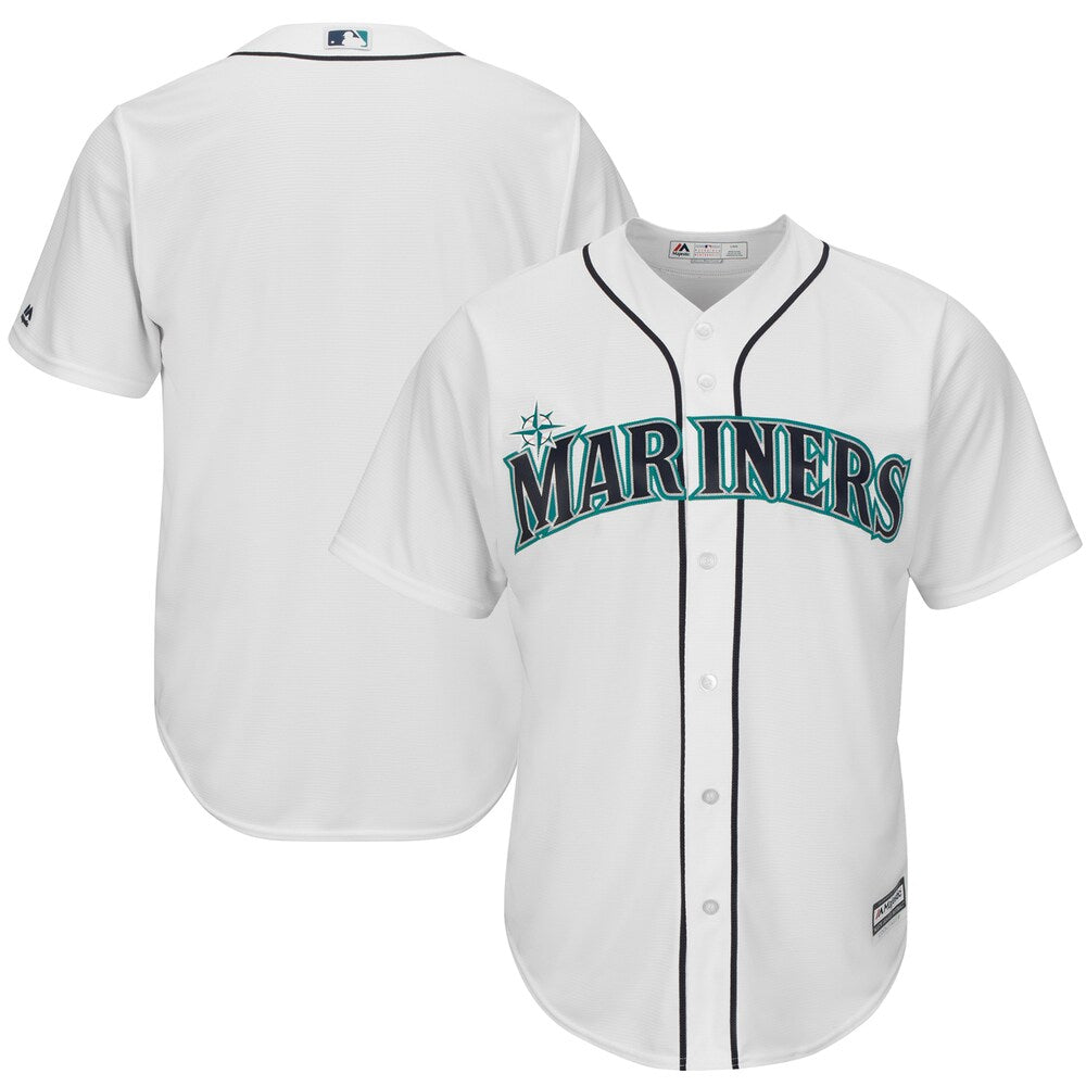 Seattle Mariners Majestic Official Cool Base Jersey White