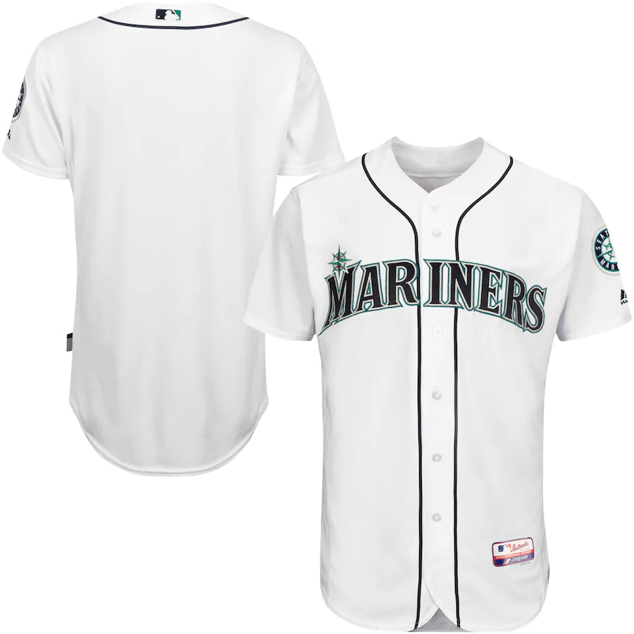 Seattle Mariners Majestic Team Authentic Jersey White