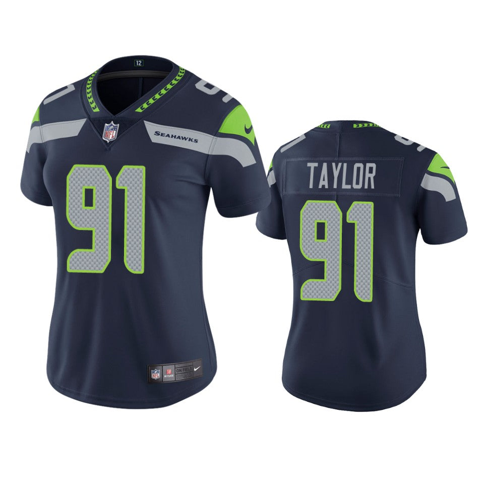 Seattle Seahawks Darrell Taylor Navy 2020 Nfl Draft Vapor Limited Jersey