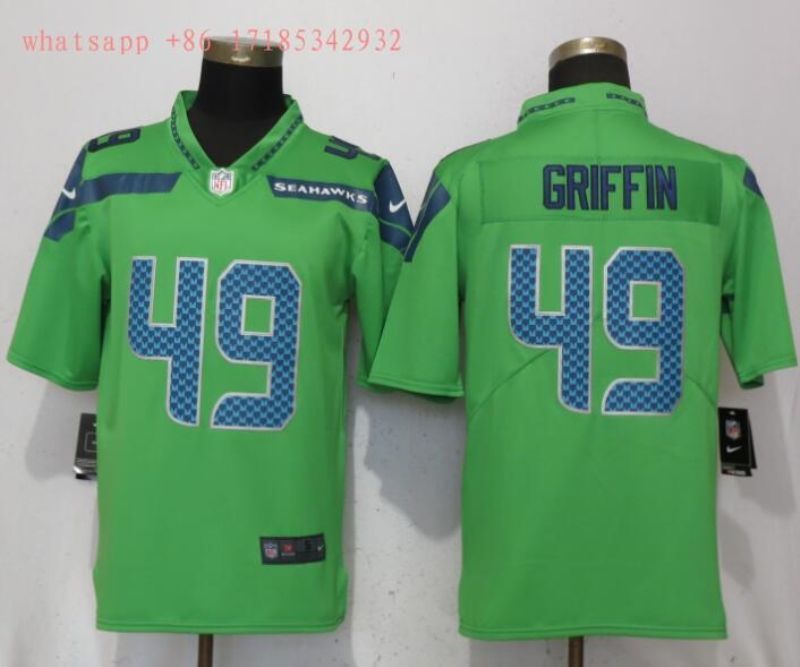 Seattle Seahawks Don Griffin 49 2020 Nfl Green Jersey Jersey