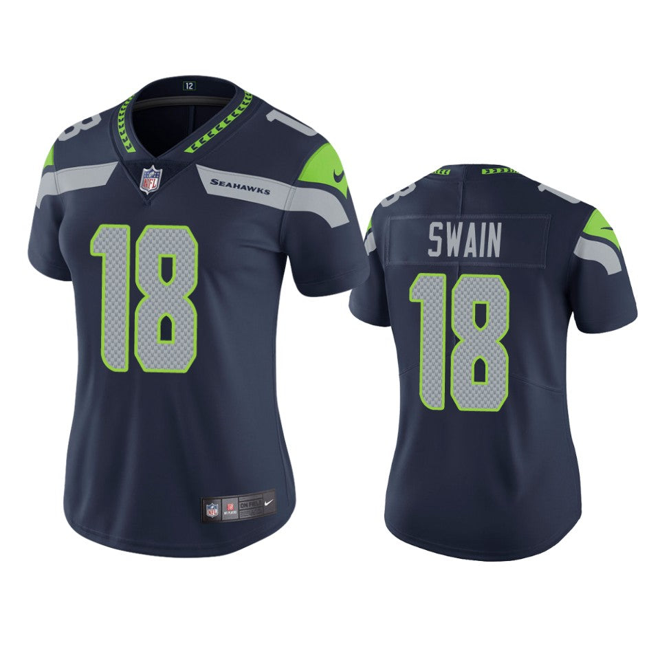 Seattle Seahawks Freddie Swain Navy Vapor Limited Jersey