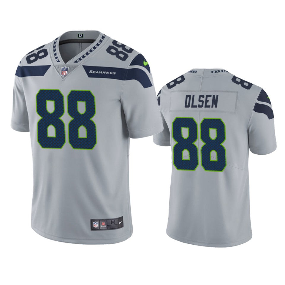 Seattle Seahawks Greg Olsen Gray Vapor Limited Jersey