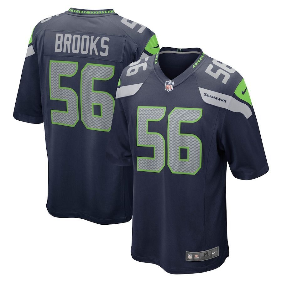 Seattle Seahawks Jordyn Brooks Navy 2020 Nfl Draft First Round Pick Game Jersey