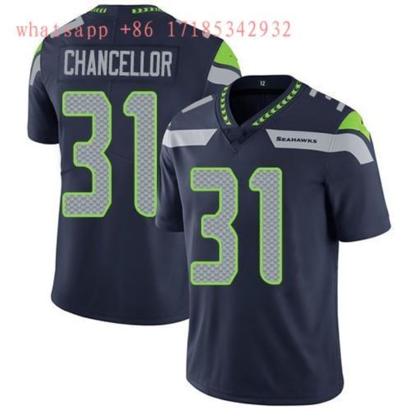 Seattle Seahawks Kam Chancellor 31 2020 Nfl Blue Jersey Jersey