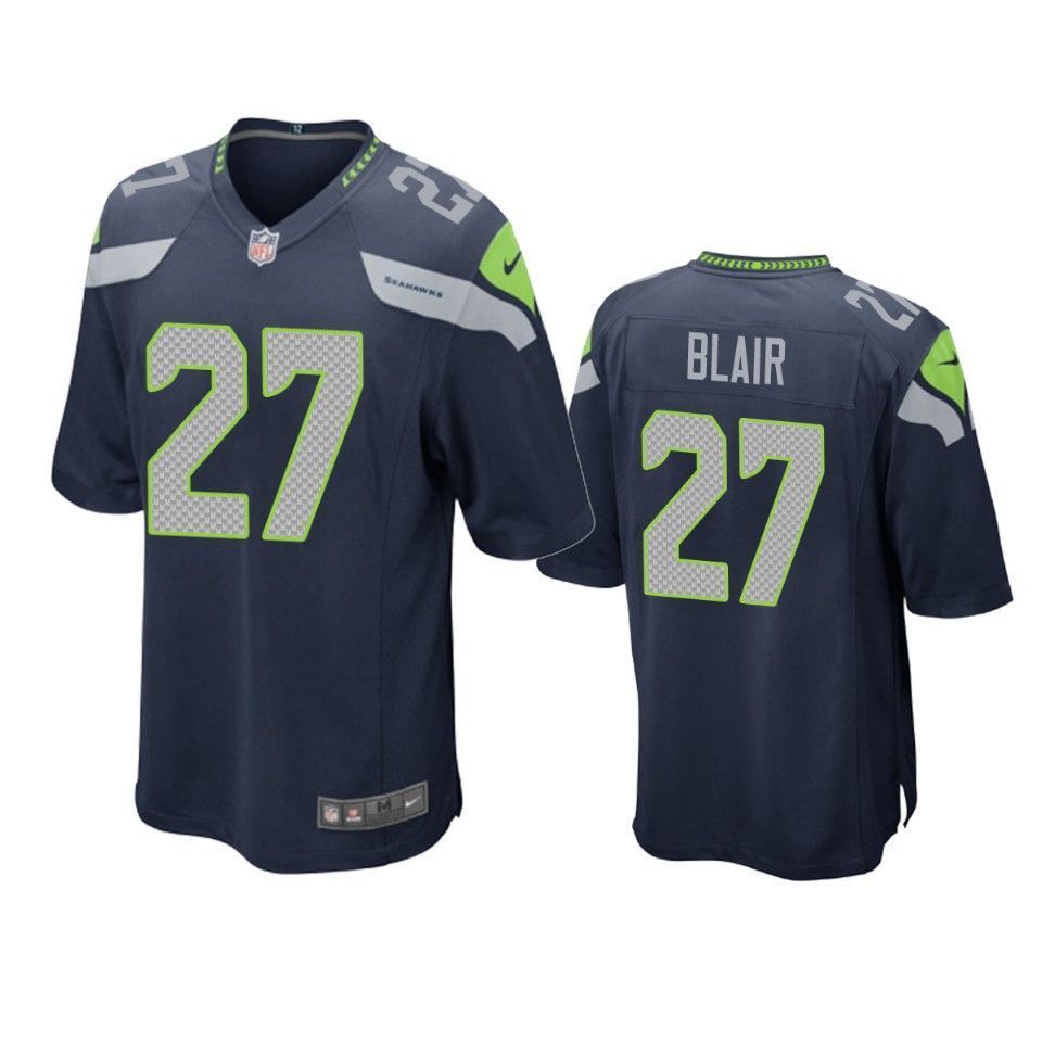 Seattle Seahawks Marquise Blair 2019 Nfl Draft Navy Game Jersey