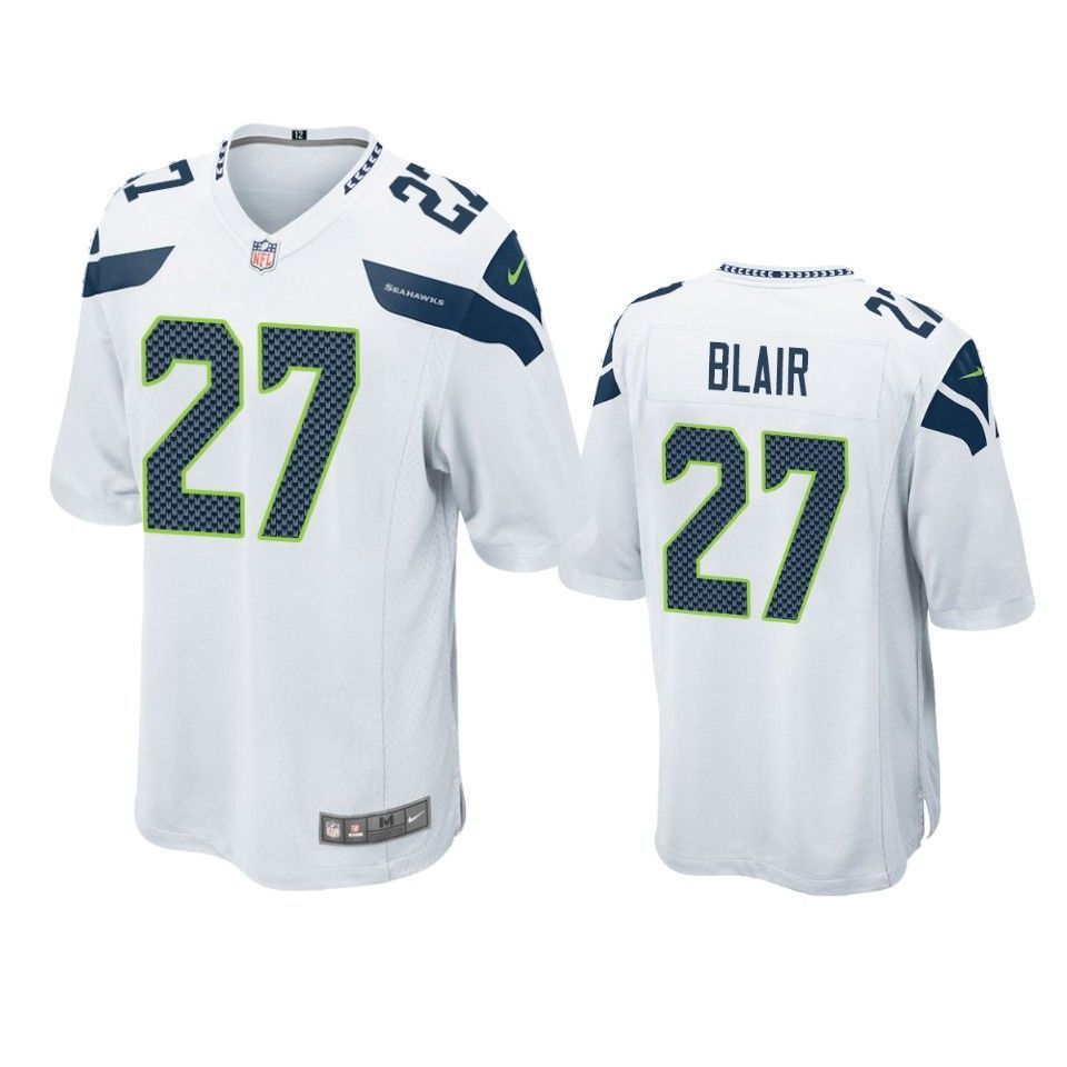 Seattle Seahawks Marquise Blair 2019 Nfl Draft White Game Jersey