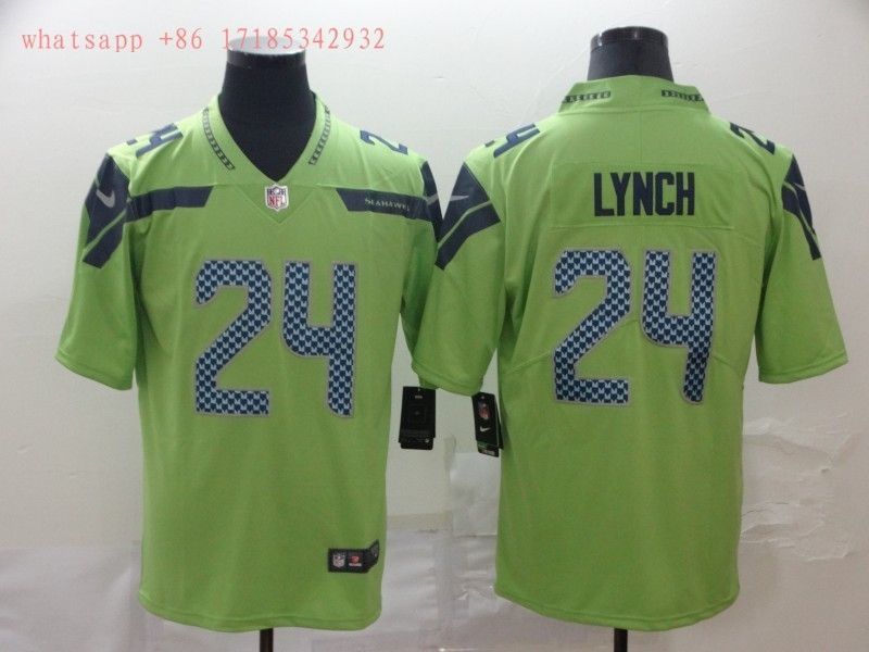 Seattle Seahawks Marshawn Lynch 24 2020 Nfl Green Jersey Jersey