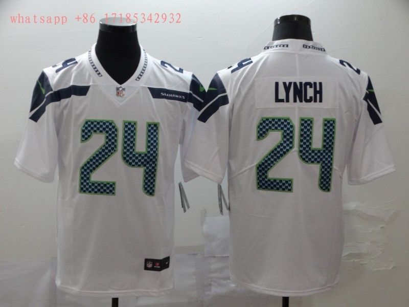 Seattle Seahawks Marshawn Lynch 24 2020 Nfl White Jersey