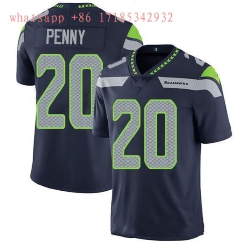 Seattle Seahawks Rashaad Penny 20 2020 Nfl Blue Jersey Jersey