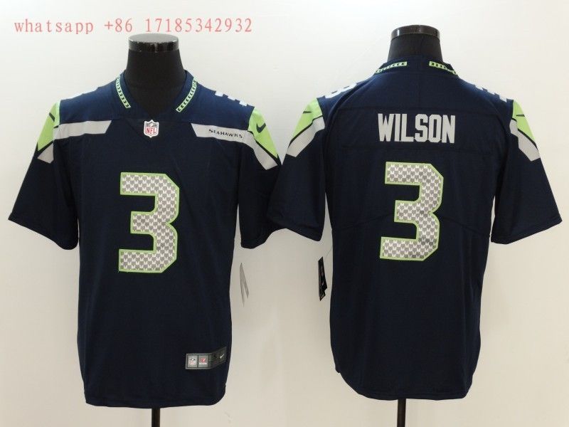 Seattle Seahawks Russell Wilson 3 2020 Nfl Black Jersey Jersey