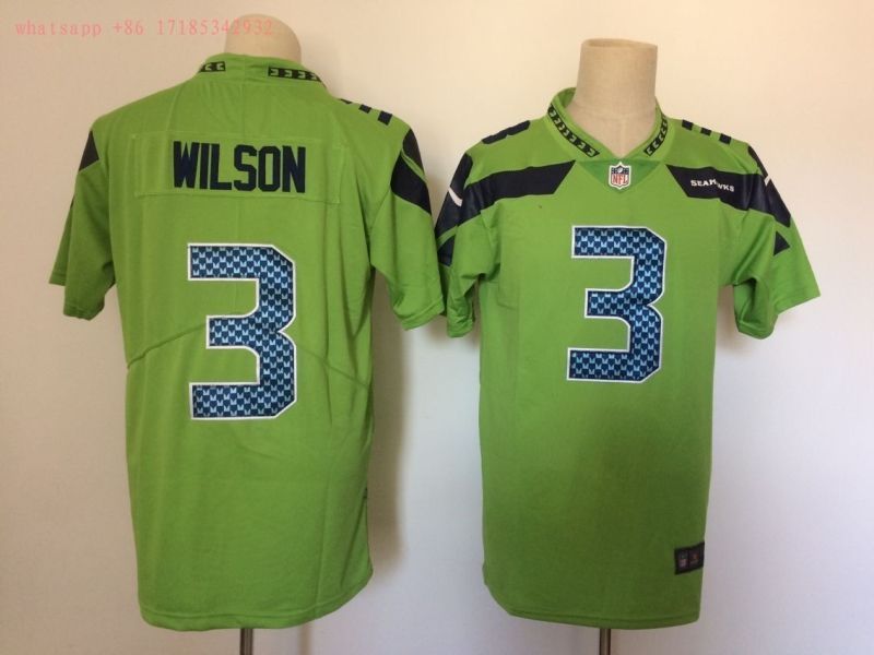 Seattle Seahawks Russell Wilson 3 2020 Nfl Green Jersey Jersey