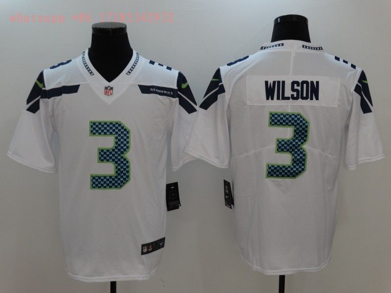 Seattle Seahawks Russell Wilson 3 2020 Nfl White Jersey Jersey