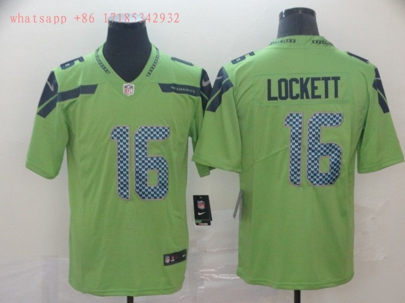 Seattle Seahawks Tyler Lockett 16 2020 Nfl Green Jersey Jersey