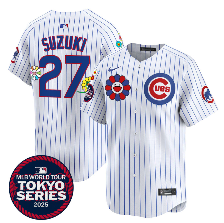 Seiya Suzuki Jersey #27 Chicago Cubs Tokyo Series 2025 Vapor Premier Limited Sti