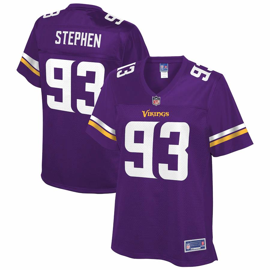 Shamar Stephen Minnesota Vikings Nfl Pro Line Womens Player Jersey Purple