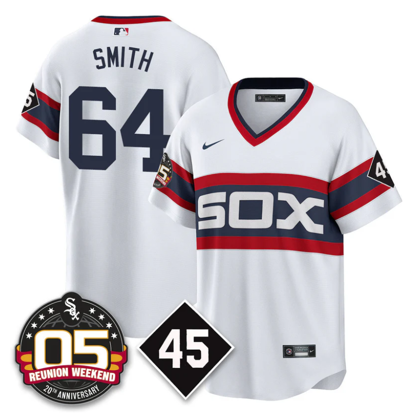 Shane Smith Jersey #64 Chicago White Sox 2025 Reunion Weekend Cooperstown