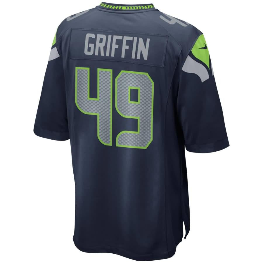 Shaquem Griffin Seattle Seahawks 2018 Nfl Draft Pick Game Jersey Navy
