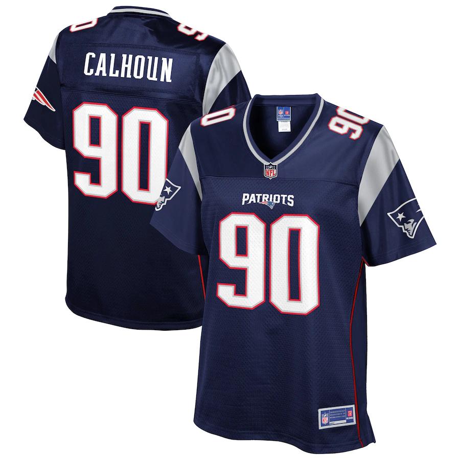Shilique Calhoun New England Patriots Nfl Pro Line Womens Player Jersey Navy