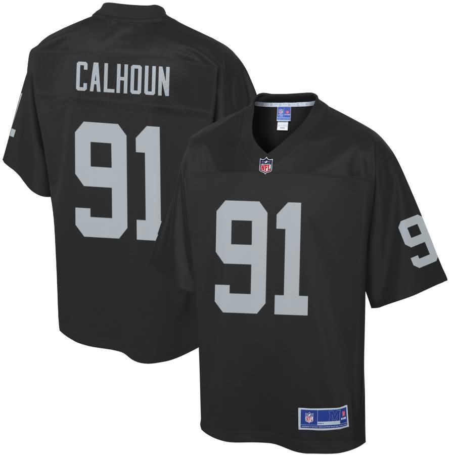 Shilique Calhoun Oakland Raiders Nfl Pro Line Player Jersey Black