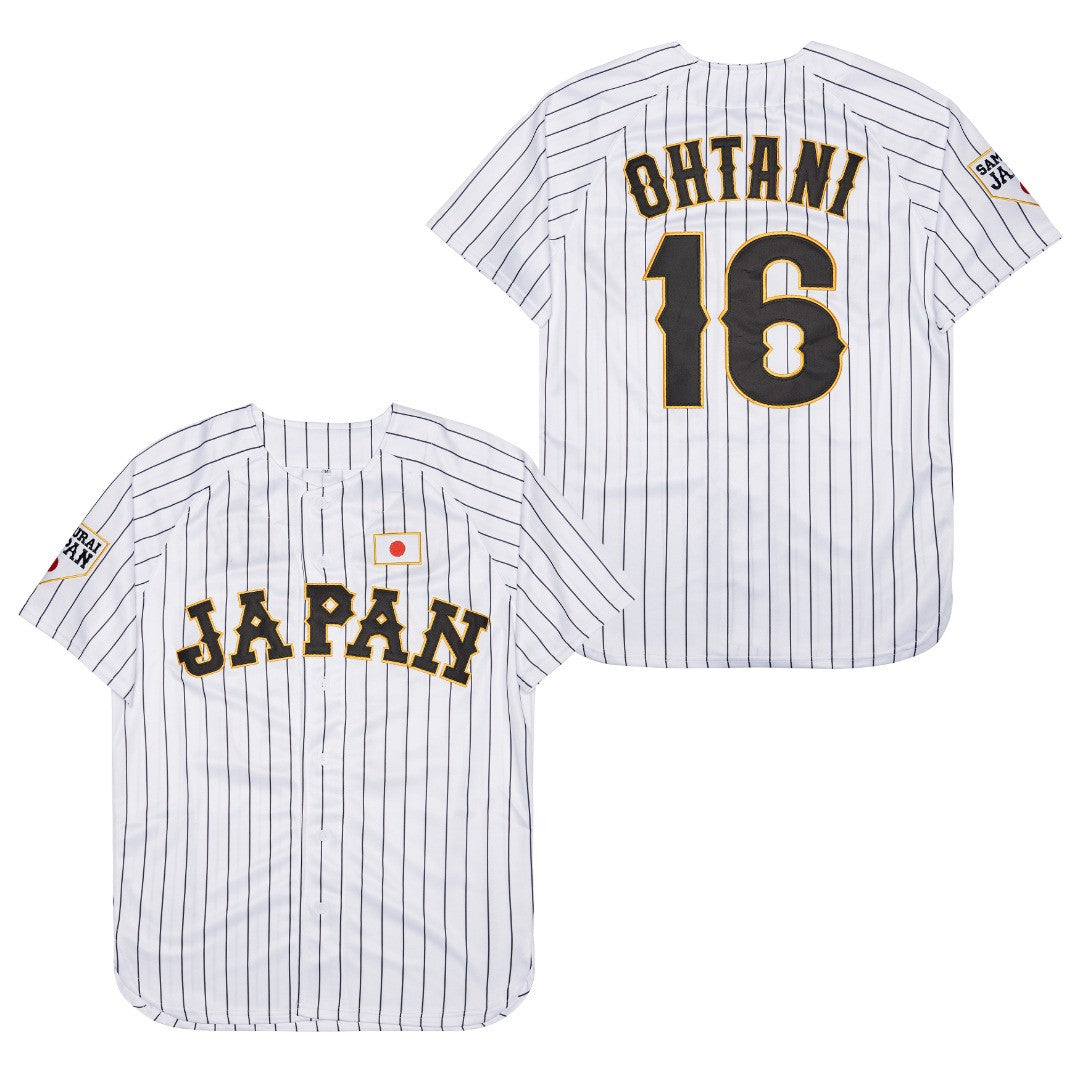 Shohei Ohtani 16 Mlb Legends Japan Natation Team Home White Jersey Gift For Ohtani Fans